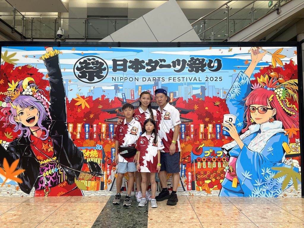 DAA youth team at the Nippon Darts Festival 2025
